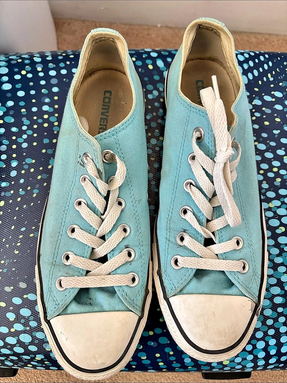 Converse Chuck Taylor All Star Ox Sneakers Blue & White US 8